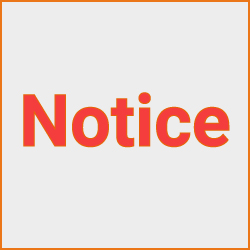 Notice